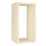 Shop for Shops Large rectangular wooden display cube 796 x 398 x 400 mm D(M5412WH)