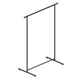 Shop for Shops Little black rack on glides 986 W x 1335 H x 510 mm D(R1405.2BKS)