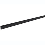 Wall mounted slatwall multi purpose track    2400 L 95 H x 16 mm D(S1265BK)