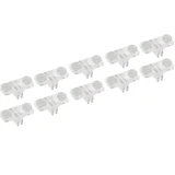 Shelf support clip double side fitted with grommet pack of 10(S1385CACL)