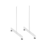 Slatwall mesh panel legs (pair) for freestanding unit  612 mm D(S1515WH)