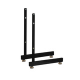 Shop for Shops Slatwall mesh panel legs single sided freestanding unit 350 mm D(S1516BK)