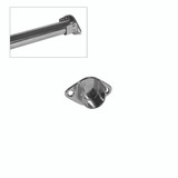 Shop for Shops Wall mount for clothes rail - drop in for 25 mm DIA tube(S1600CH)