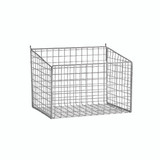 Shop for Shops Slatwall mesh basket with low front 345 W x 260 D x 250 mm H(S1641CH)