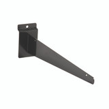 Shop for Shops Slatwall shelf bracket 300 mm L 300 L x 2.2 mm Thick(S1658BK)