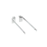 Slatwall angle bracket set 18 mm x 300 mm D shelf  300 D x 18 H x 2.5 mm Thick(S1668CH)