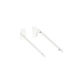Slatwall angle bracket set 18 mm x 300 mm D shelf  300 D x 18 H x 2.5 mm Thick(S1668WH)