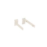 Shop for Shops Slatwall bracket set for 30 mm x 200 mm D shelf 200 D x 30 H x 2.5 mm Thick(S1672WH)