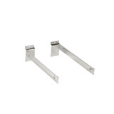 Shop for Shops Slatwall bracket set for 30 mm x 300 mm D shelf 300 D x 30 H x 2.5 mm Thick(S1673CH)