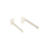 Shop for Shops Slatwall bracket set for 30 mm x 300 mm D shelf 300 D x 30 H x 2.5 mm Thick(S1673WH)