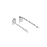 Shop for Shops Slatwall bracket set for 18 mm x 300 mm D shelf 300 D x 18 H x 2.5 mm Thick(S1678CH)