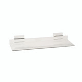 Shop for Shops Slatwall acrylic shelf 293 W x 100 mm D(S2503CA)