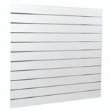 Shop for Shops Slatwall timber laminate panel with inserts & edging 1200 H x 1200 W x 18 mm Thick(S3710WH)