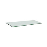 Tempered glass shelf with polished edges  895 L x 300 D x 8 mm Thick(S9023CG)