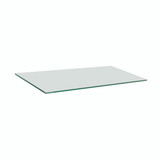 Shop for Shops Tempered glass shelf with polished edges 895 L x 400 D x 8 mm Thick(S9024CG)