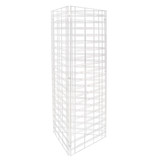 Shop for Shops Slatwall Mesh Triangle Kit Equilateral Triangle 1500 H x 600 W X 600mmD White(SMTK1506WH)