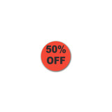 Round sale stickers 50% off  25 mm DIA(T1568FO)