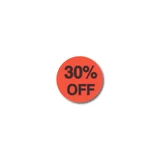 Round sale stickers 30% off  25 mm DIA(T1570FO)