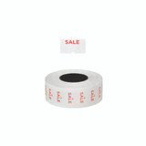 Shop for Shops "Sale" labels for one line pricing gun T1970RD pack of 5 rolls 21 x 12 mm (1000 per roll)(T1972WH)