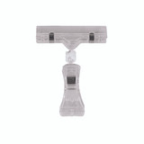 Shop for Shops Large acrylic sign holder with clamp 80 W x 105 H, Clamp max 25 mm(T2694CA)