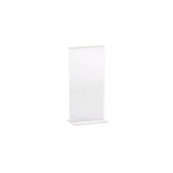 Shop for Shops Double sided acrylic sign holder DL Portrait with 70 mm D Base(T2728CA)