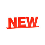 Shop for Shops 3D sign for counter new 328 W x 104 H x 50 mm D(T6005RD)