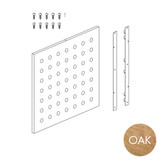 Shop for Shops Peggie panel 75 x 70mm perforated pattern with MAXe brackets 590 W x 558 mm H(P0606OAK)