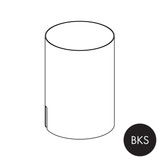 Shop for Shops Peggie cup 100 DIA x 140 mm H - sits on hangrail or shelf(P4004BKS)