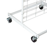 Slatwall mesh panel base for freestanding unit (S1518WH)