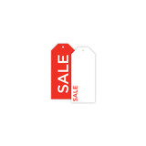 Shop for Shops Swing Ticket "SALE" Portrait Double Sided 40 w x 94mm H(T3601.1RDWH)