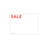 Shop for Shops Display Ticket "SALE" A4 Landscape Double Sided (pack of 5) 297 W x 210mm H(T3604.1WHRD)