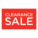 Shop for Shops Poster "CLEARANCE SALE" Landscape 1000 W x 594mm H(T4430RDWH)