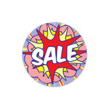 Shop for Shops Round double sided poster "Sale" Double Sided 400mm DIA (comic book style)(T4735MU)