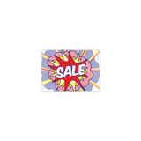 Shop for Shops A5 landscape double sided sign card "SALE" (comic book style) (pack of 5) 210 W x 148 mm H(T6735.1MU)