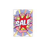 A4 portrait double sided sign card "SALE" (comic book style) (pack of 5) 210 W x 297 mm H(T7535.1MU)