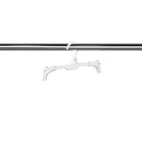 Plastic swimwear/lingerie hanger (HS0290WH)