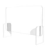 Shop for Shops Hygiene Screen Large 4.5mm Acrylic 1100mm W x 755mm H(A7300CA)