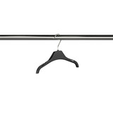 Plastic top hanger with wire hook 260 mm W(HW1260BK)
