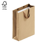 Style paper bag large with ribbon handle 340 W x 460 H x 130 mm gusset(A8034.1GD)