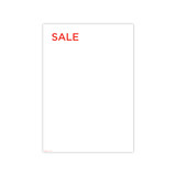 Poster "SALE" (writable) 594 W x 841mm H(T4321WHRD)