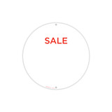 Shop for Shops Round double sided poster "SALE" Double Sided 400mm DIA (writable)(T4721WHRD)