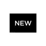Shop for Shops A4 landscape double sided sign card "NEW" (pack of 5) 297 W x 210 mm H(T6548.1BKWH)