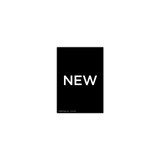 Shop for Shops A5 portrait double sided sign card "NEW" (pack of 5) 148 W x 210 mm H(T7748.1BKWH)