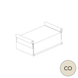 Shop for Shops Peggie basket with flap 450 W x 250 D x 120 mm H - sits on 2 x 250 mm pegs(P5055CO)