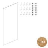 Shop for Shops Peggie plain panel 1200 W x 2380 mm H(P0010OAK)