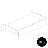 Shop for Shops Peggie tray 220 W x 150 D x 25 mm H - sits on 2 x 150 mm pegs(P3201BKS)