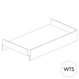 Shop for Shops Peggie tray 220 W x 150 D x 25 mm H - sits on 2 x 150 mm pegs(P3201WTS)