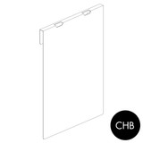 Shop for Shops Peggie noteboard A4 portrait - sits on 2 x pegs(P5007CHB)