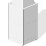 MAXe External Corner Post Cover 2360mm H(E1324.4BKS)