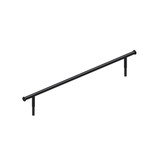 Top rail for Little Rack with provision for ticketing hardware(R1412.2BKS)